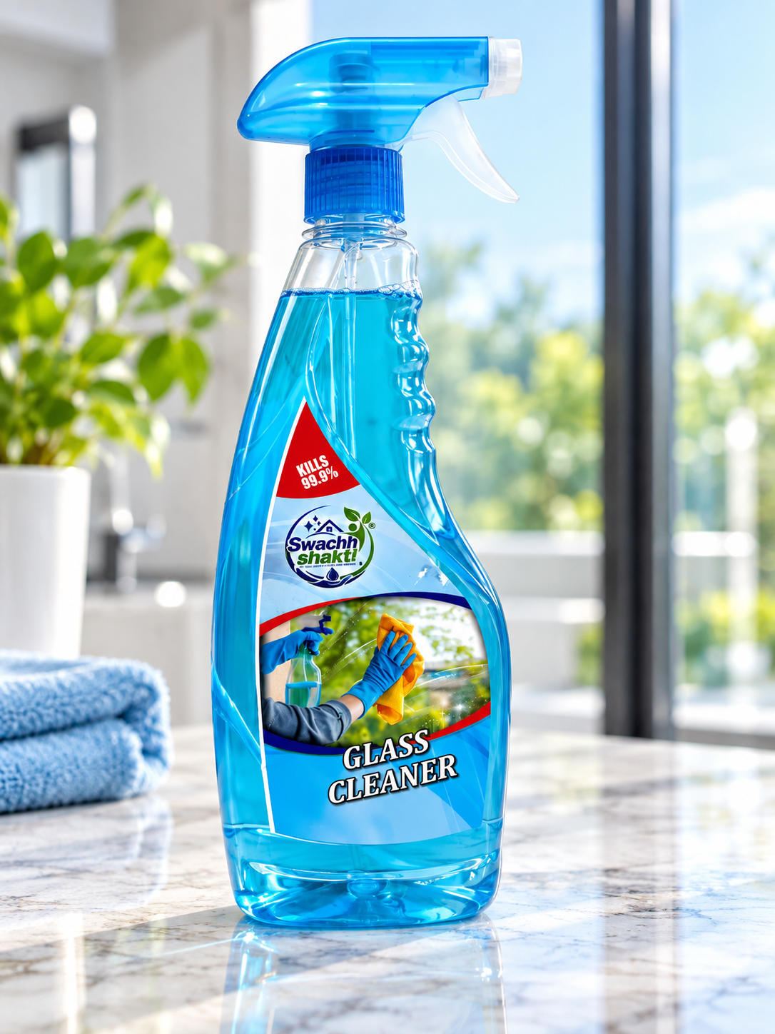 Swachh Shakti Ultra Clear Glass Cleaner